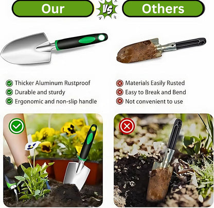 8-Piece Gardening Tool Set with Tote Bag
