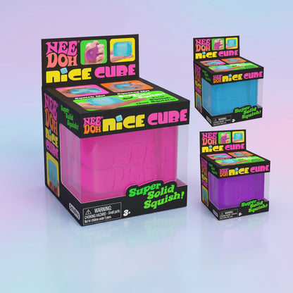 Schylling Needoh Nice Cube Squeezza Sensory Toy.Color:C