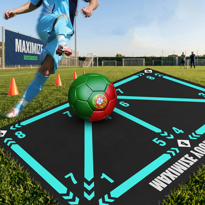 Soccer Training Mat – Non-Slip Agility & Footwork Drill Mat (80x120cm)